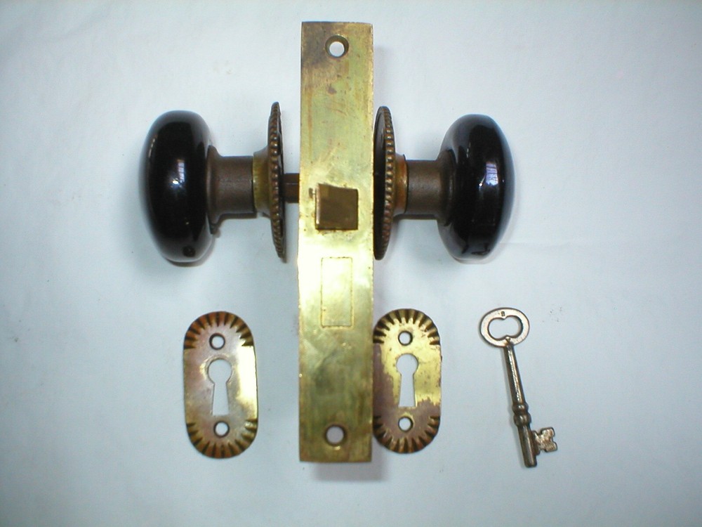 Antique Victorian Era Door Hardware