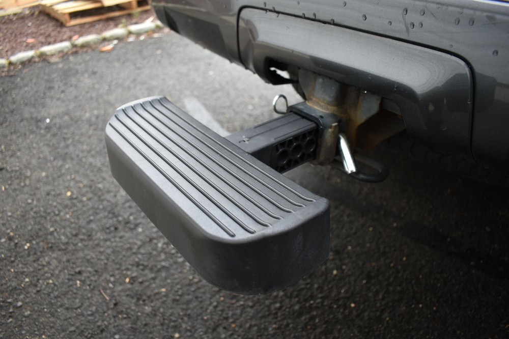 Expandable Hitch Mounted Step and Bumper Protection 2" Receiver Guard Rear New