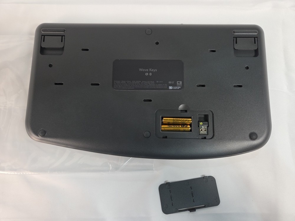 Logitech Wave Keys Wireless Ergonomic Keyboard with Cushioned Palm Rest