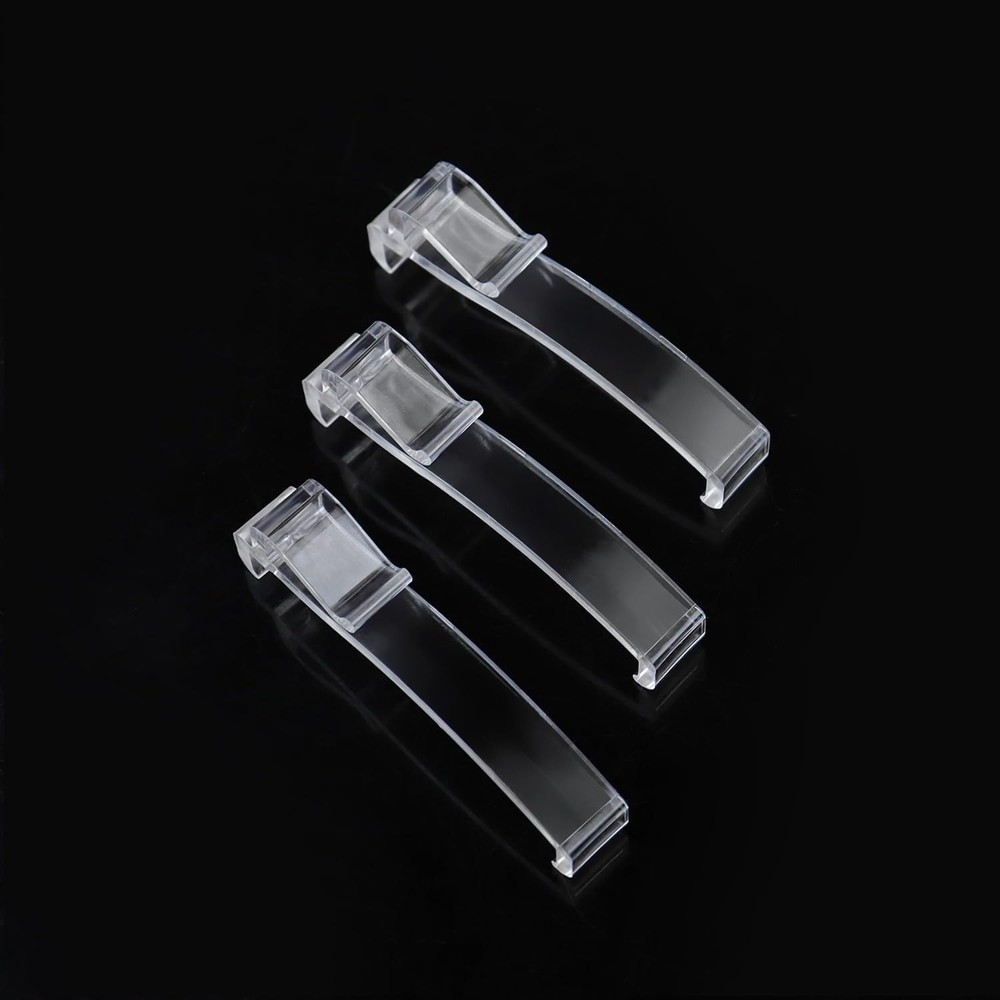 12PCS Clear Valance Clips for Horizontal Wood Blinds Window Blind Hardware