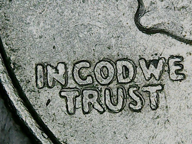 1998P Washington Quarter . Double "In God We Trust"