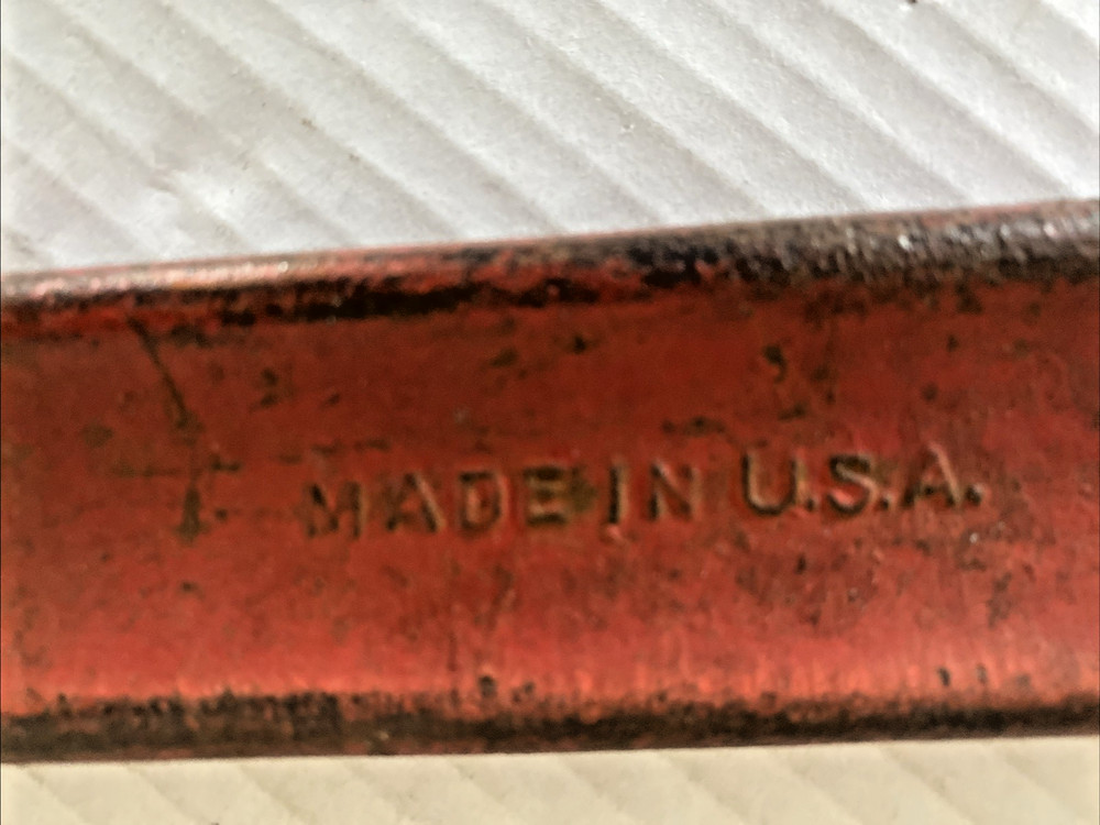 24” PIPE WRENCH FLAT HANDLE UNBRANDED