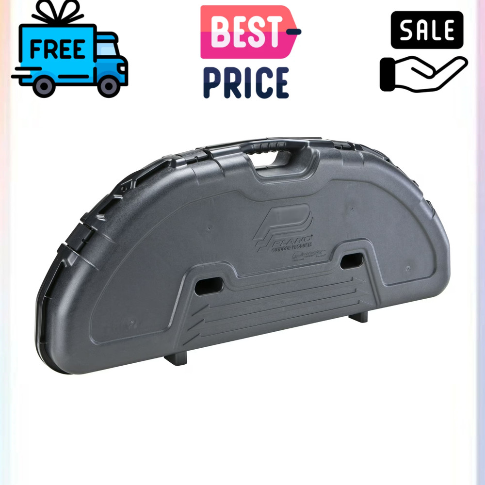 Protector Bow Case Compact Hard Case Archery Storage Black, Fast Shipping