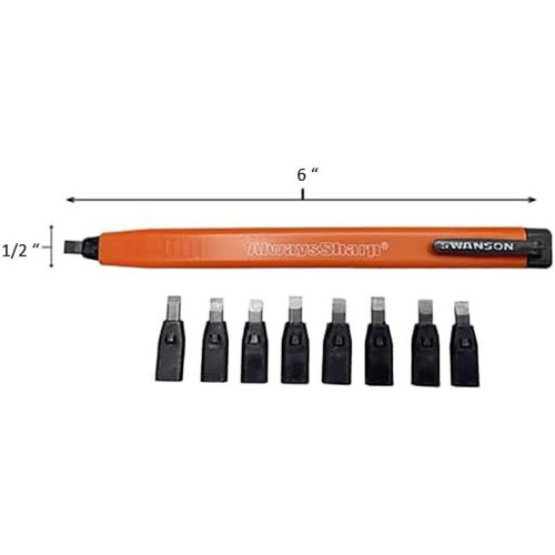 Swanson Tool Co CP216 AlwaysSharp Refillable 1 1 Count (Pack of 1), Blue