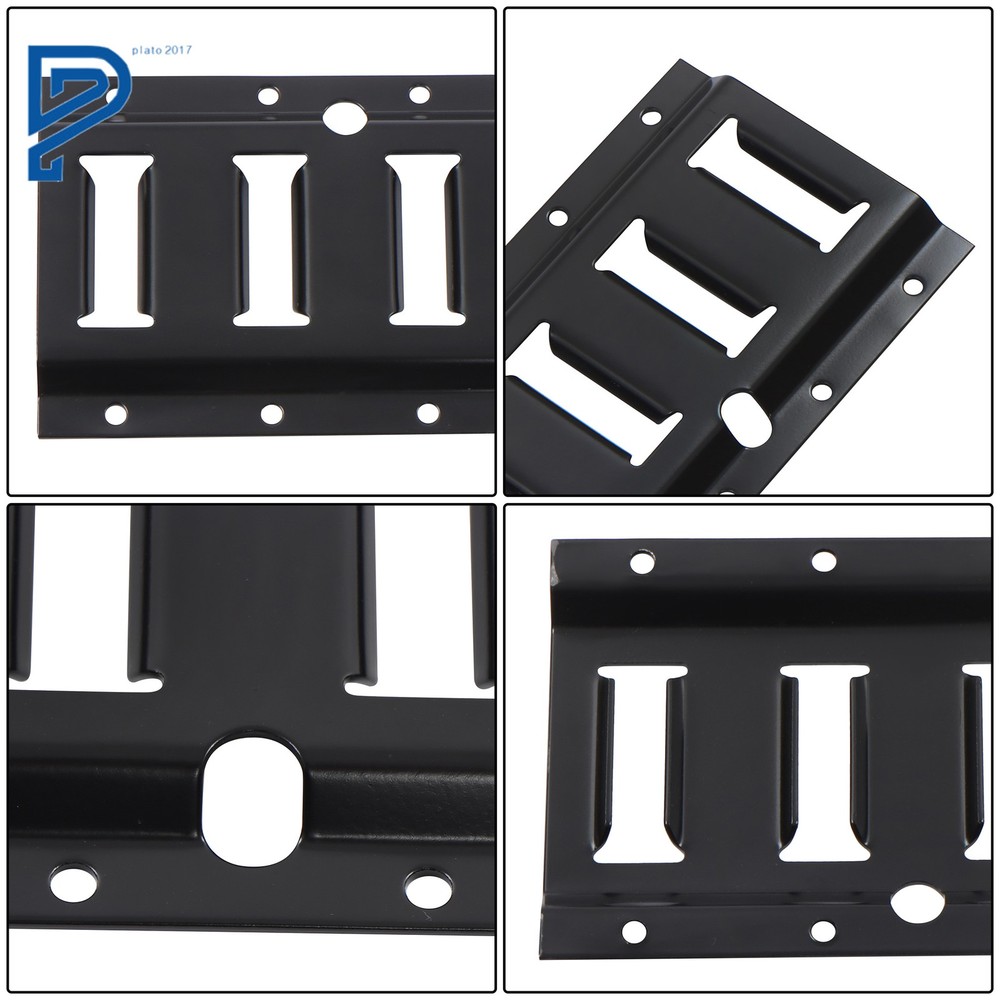 2 Pack 4' E Tie Down Rail Kit For Cargo Trailers Power Coated E-Tracks