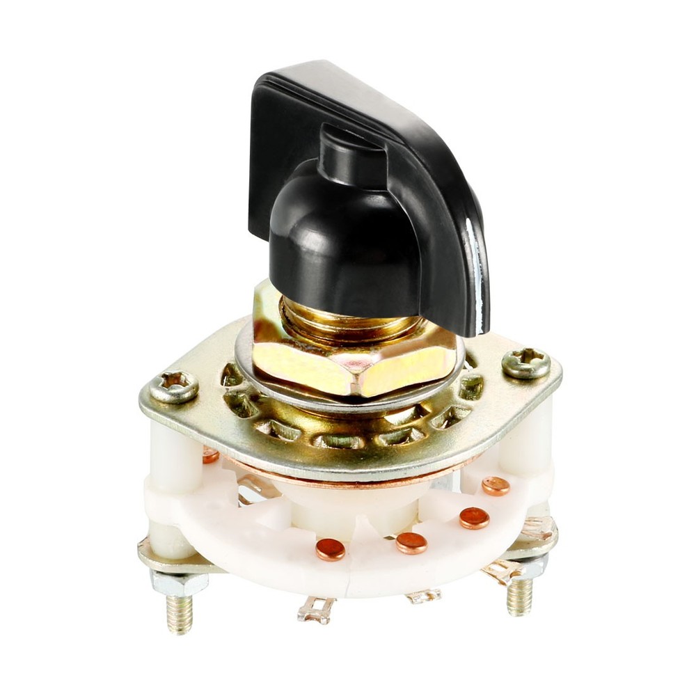 8 Pin 2P3T 2Pole 3Position Selectable Single Deck Band Selector Rotary Switch