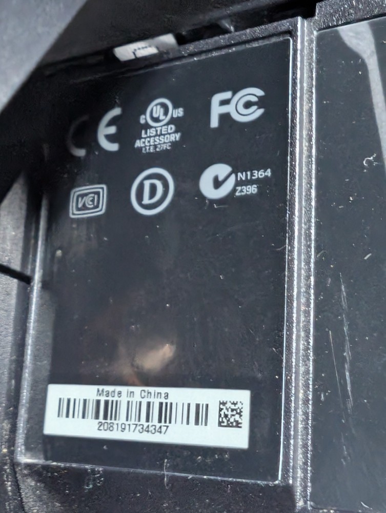 Microsoft 1520 Kinect Sensor - Black (KInect Only) Used Untested