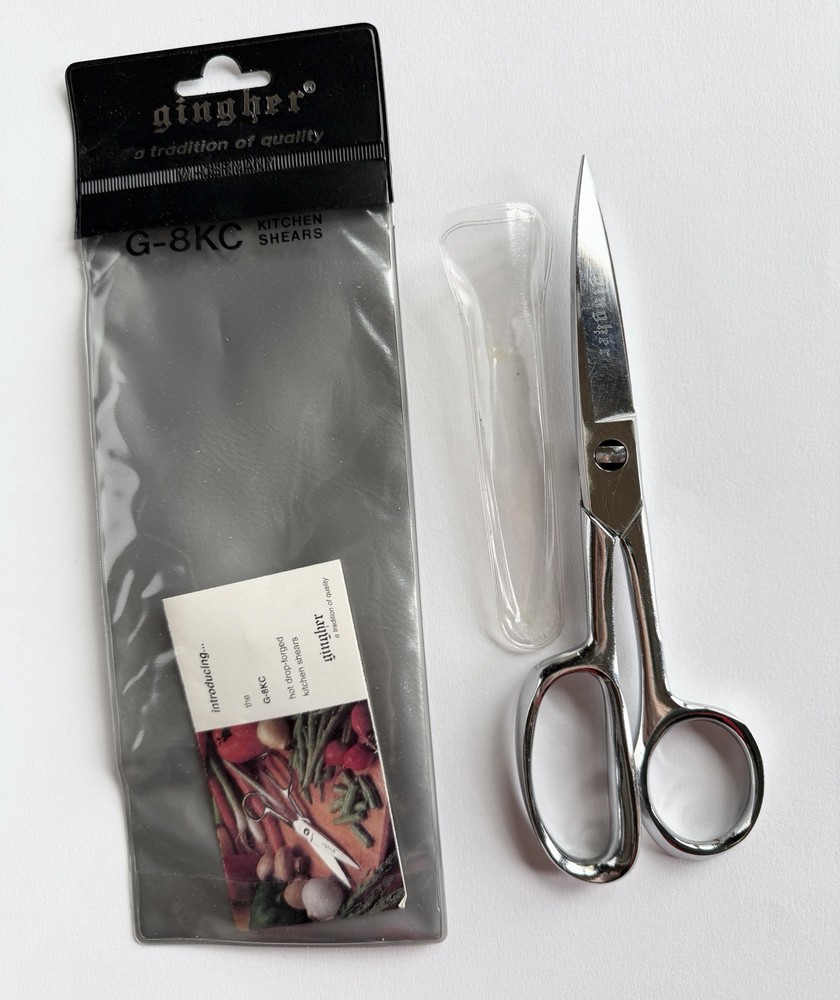 Gingher G-8KC Kitchen TAKE APART DESIGN Shears Scissors