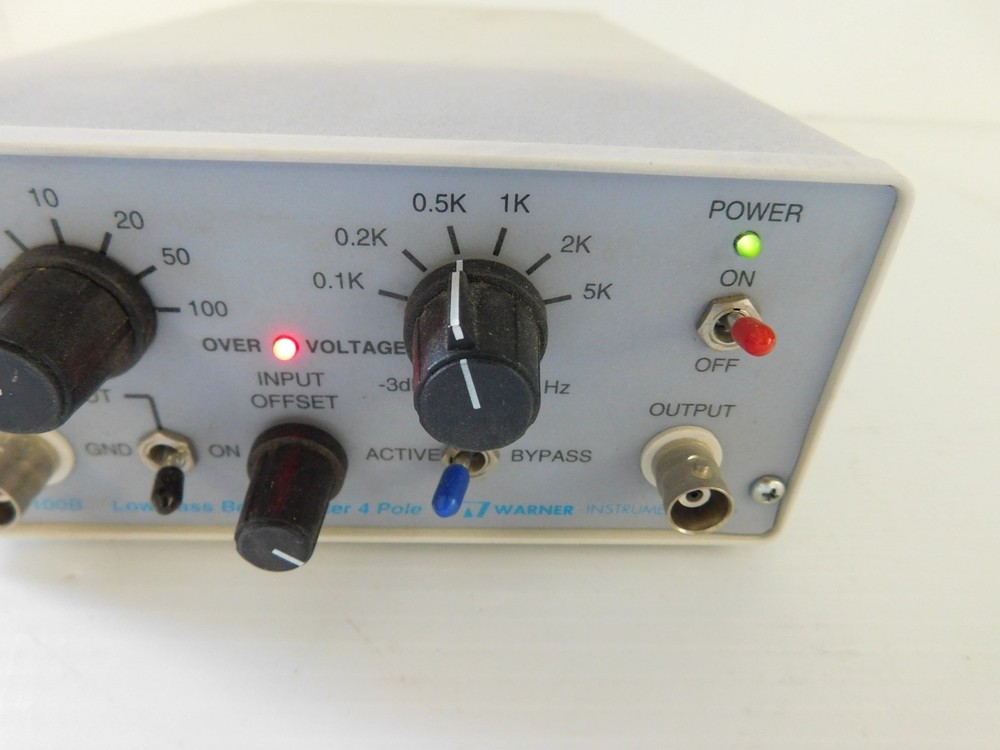 Warner Instruments LPF-100B 4-Pole Low Pass Bessel Filter (CWW94)