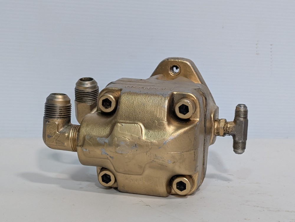 Denison Vintage Industrial Hydraulic Pump, Flange Mounted, Model Unknown