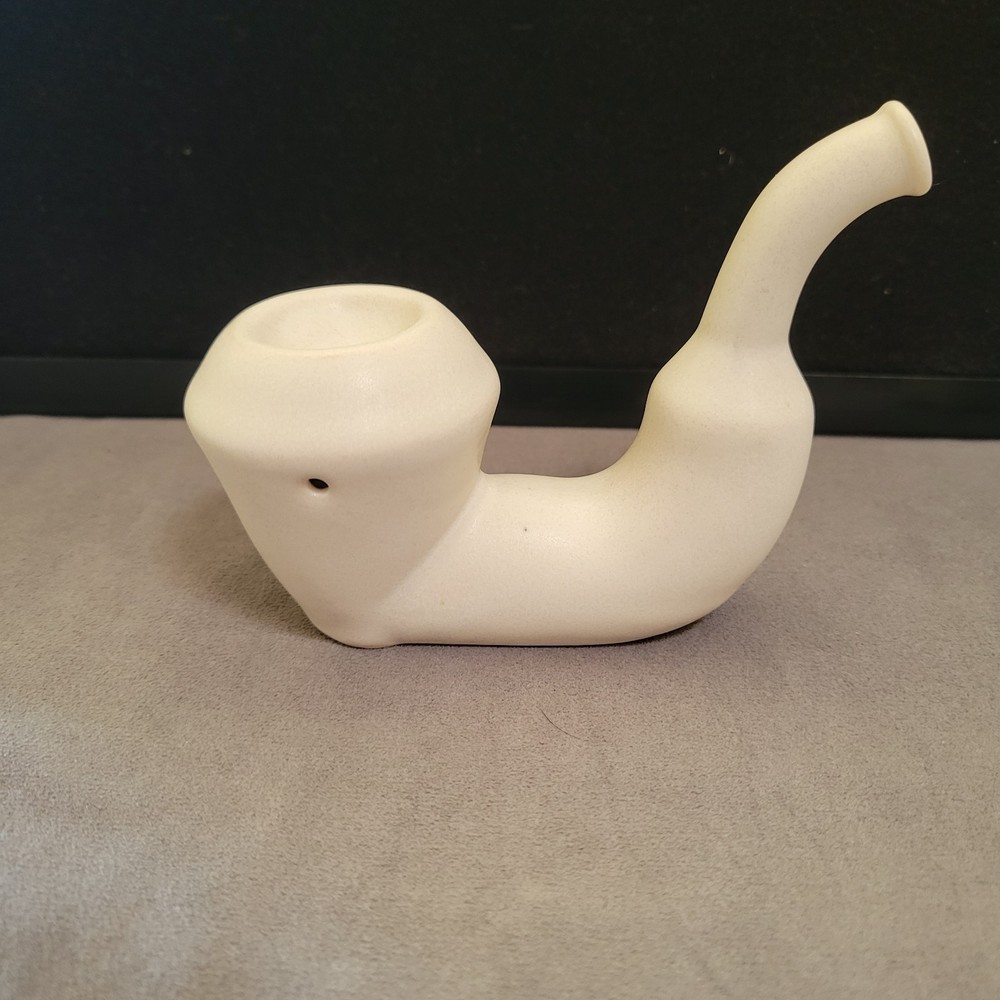 Oak And Earth Creations Sherlock Pipe 4" NEW WHITE O&E