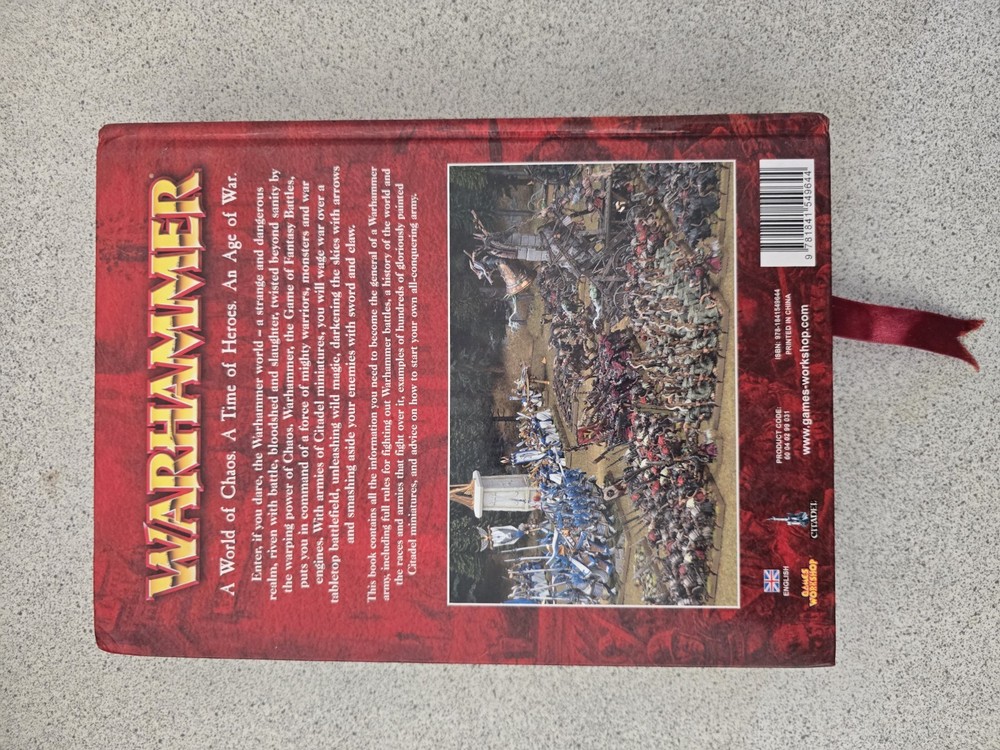 Warhammer Fantasy Battles 8th Edition Rulebook Hardback Games Workshop Core Book