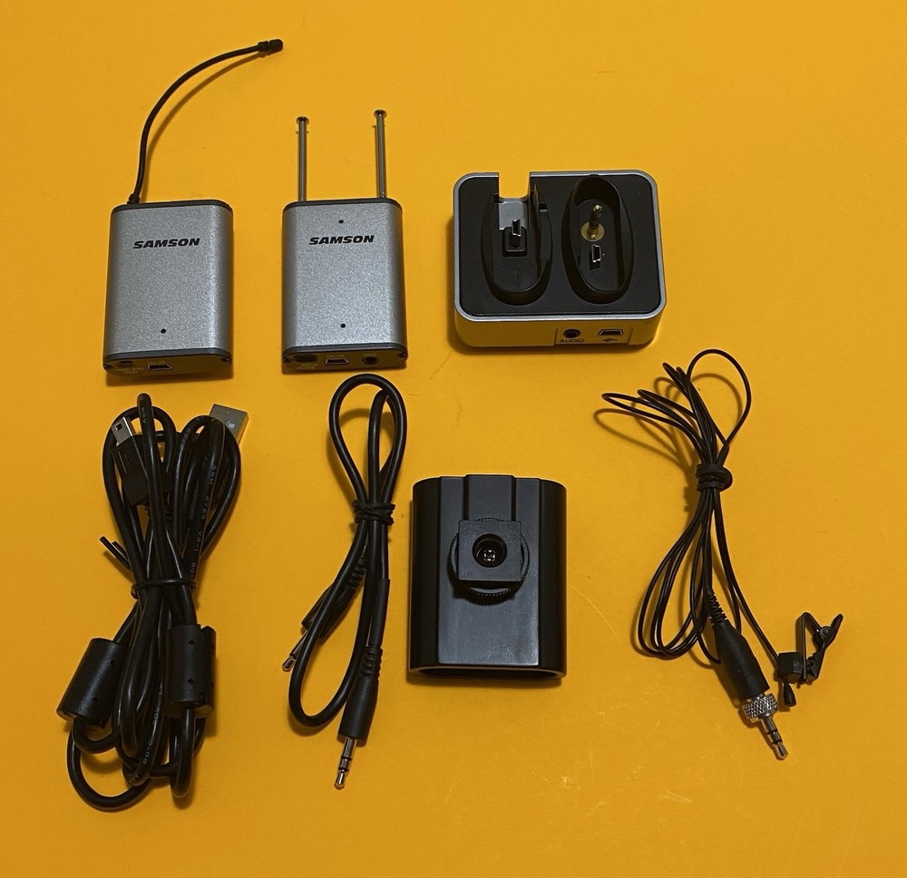 Samson AirLine Micro Wireless Camera Microphone System AL2 AR2  Untested