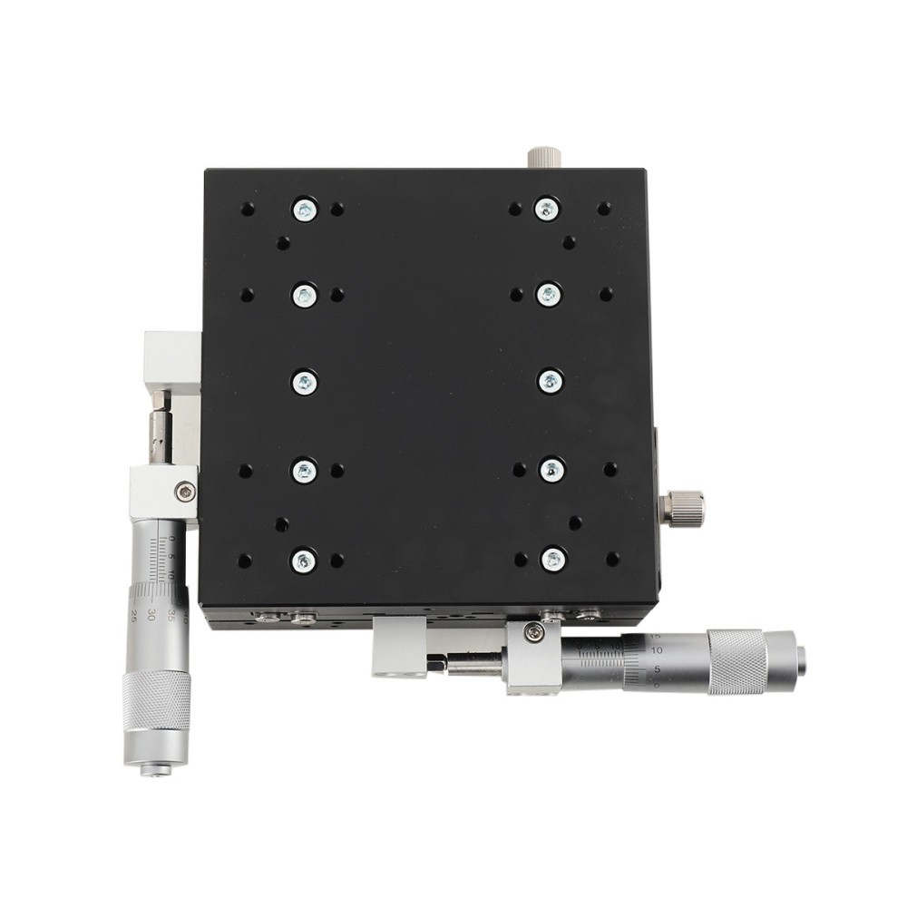 10μm Linear Translation Stage XY Linear Stage Linear Guide 125×125mm 180N Load