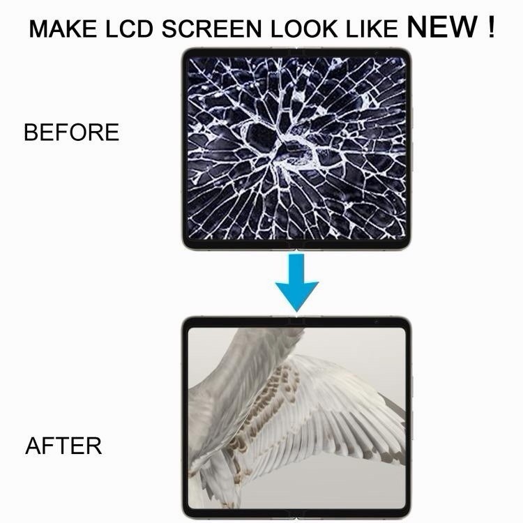 For Google Pixel Fold Original Foldable Display LCD Screen Touch Digitizer Frame