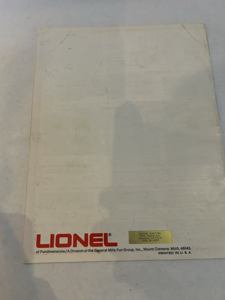 LIONEL 1975 Train Catalog