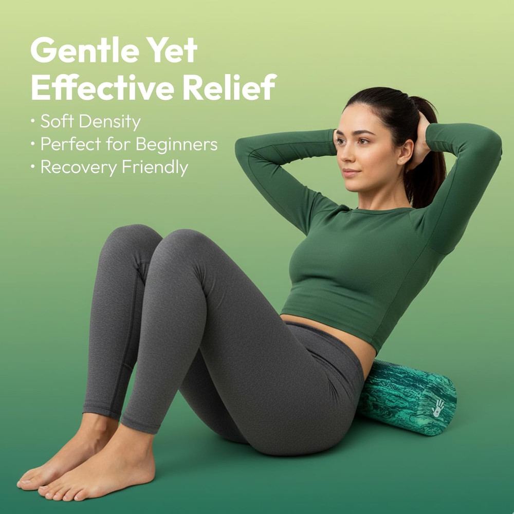 Soft Density Foam Roller 36" X 6" – Low Density Physical Therapy Roller for Exer