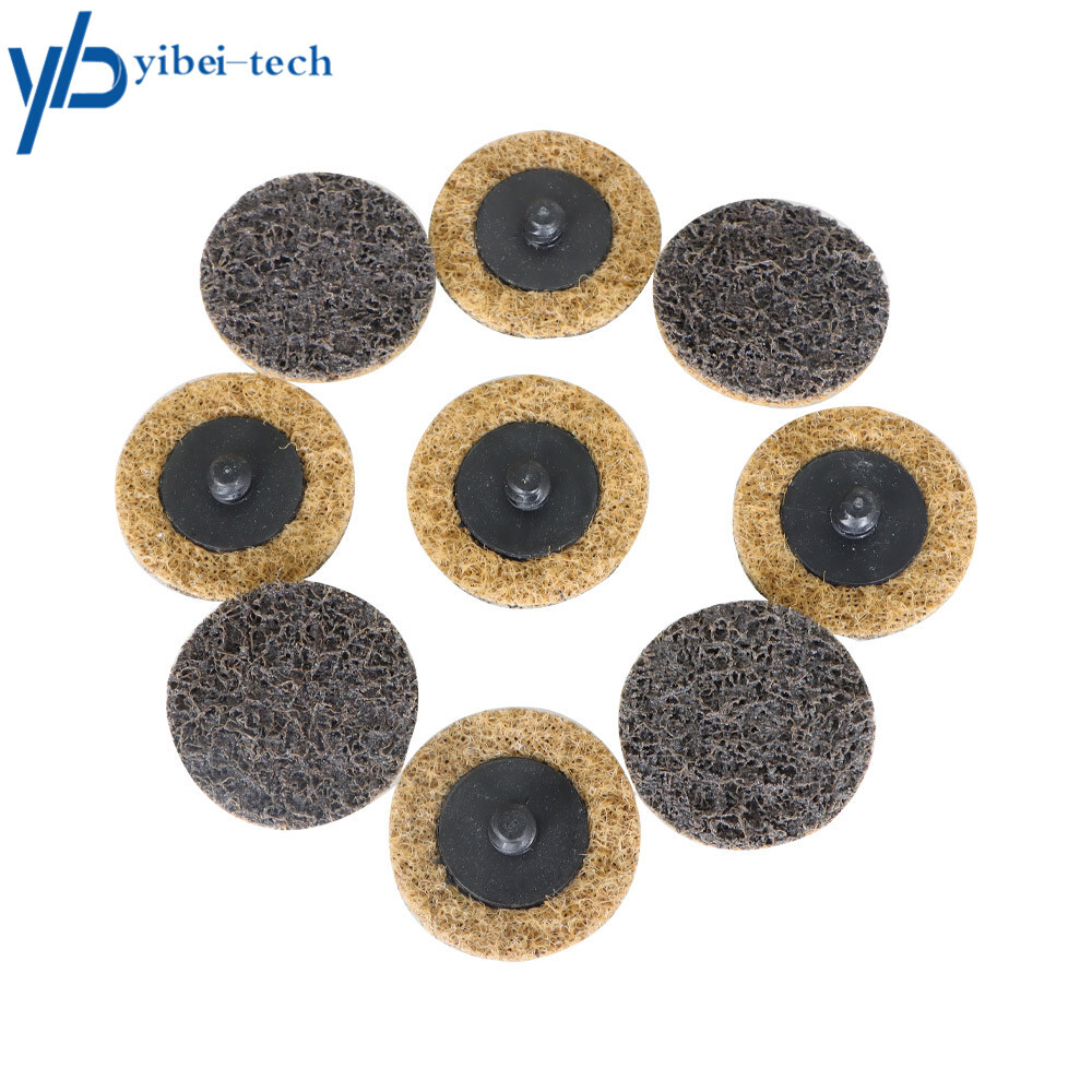 50Pcs 2" Coarse Surface Conditioning Discs Roll Lock Die Grinder Sanding Pads