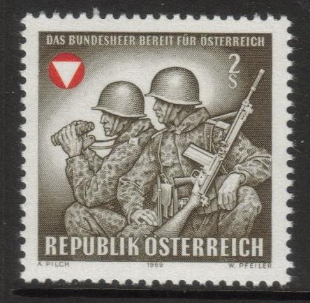 AUSTRIA MNH 1969 SG1552 AUSTRIAN ARMED FORCES