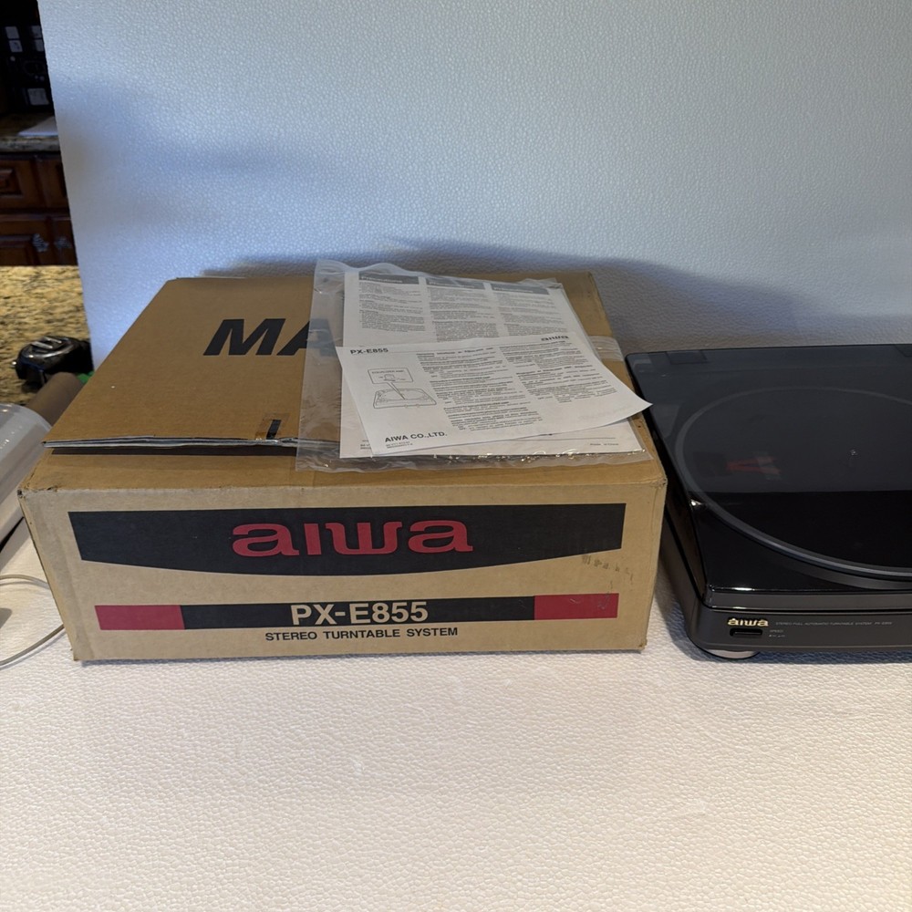 Aiwa PX-E855 Stereo Turntable System -Manual