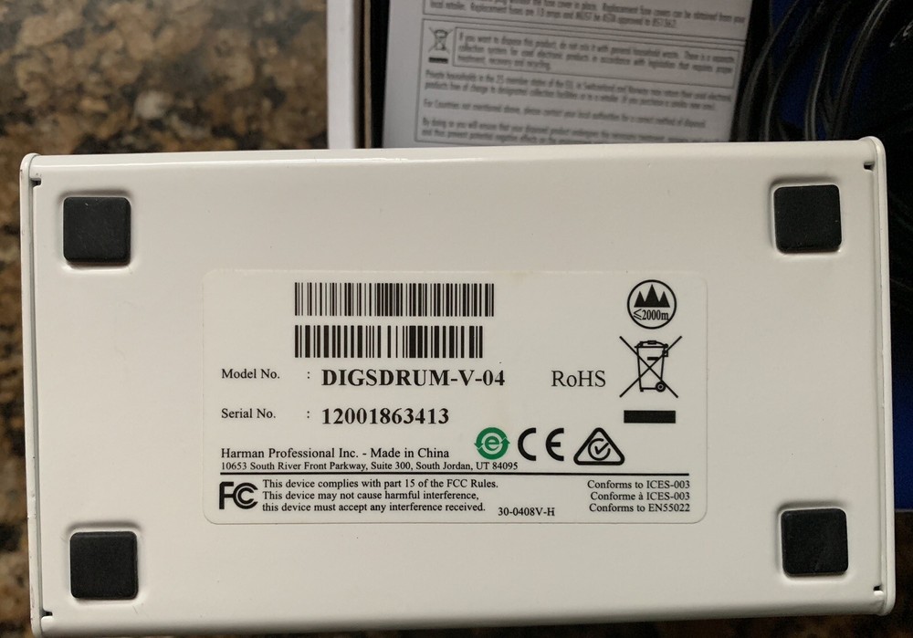 DigiTech SDRUM Multi Effect Automatic Drum Machine Pedal