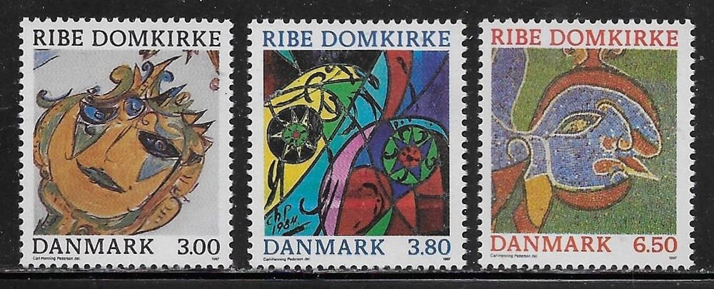 Denmark Scott #'s 834 - 836 MNH