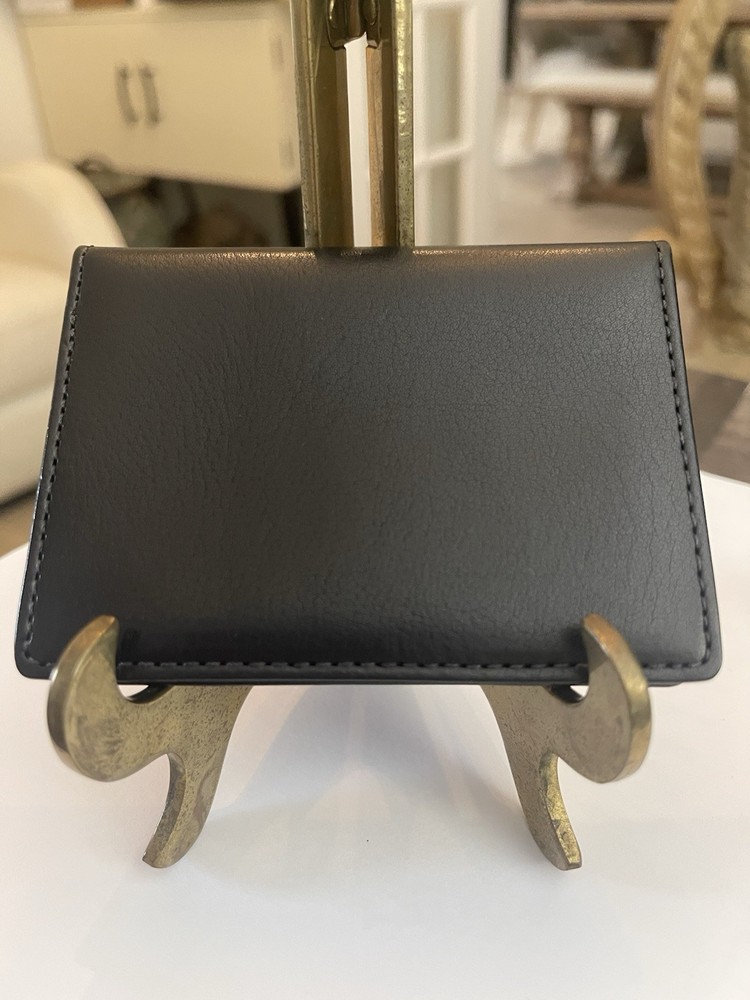 Coach Black Leather ID Case