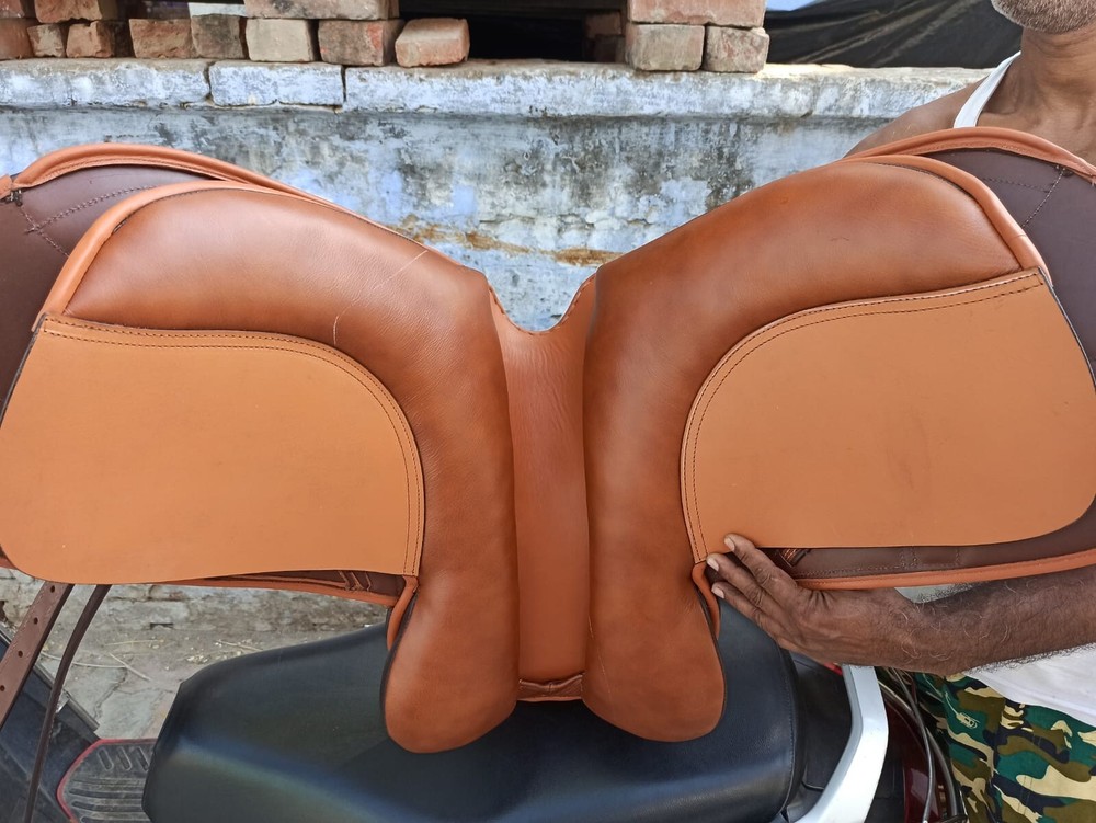 Leather Dressage Double Flap Saddle
