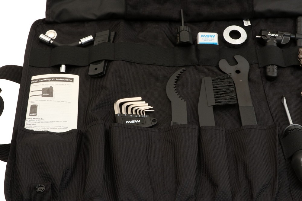 MSW Essential Tool Wrap Kit Includes 20+ Bike Tools $99.99 MSRP NEW