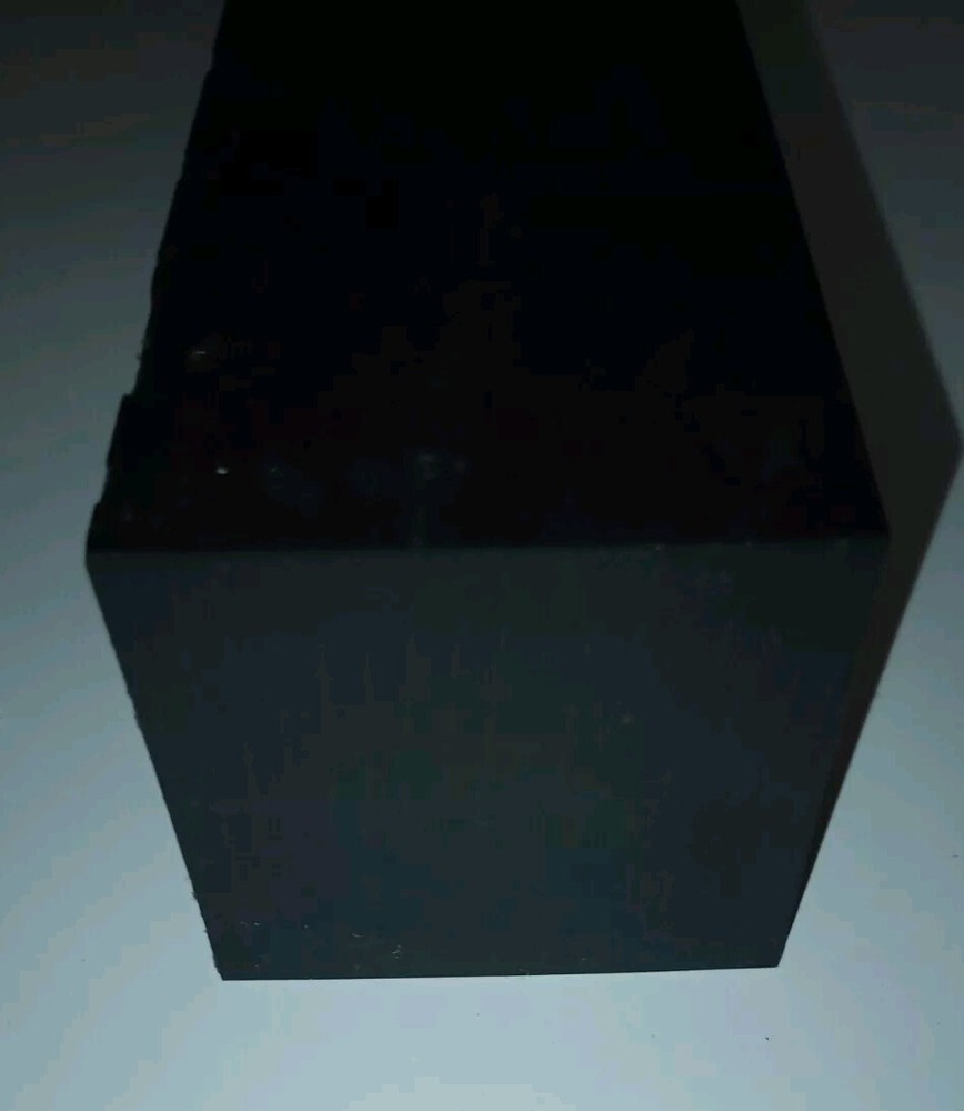 QUADRANT BLACK DELRIN RECTANGULAR BAR 3" X 3" X 21", MILLABLE, FREE SHIPPING