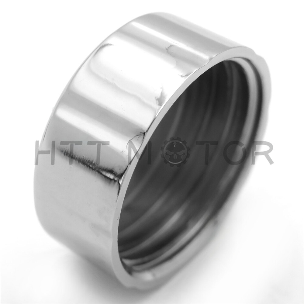 Chrome Fluid Reservoir Cap For Motorcycle w/ Outside Diameter 40mm