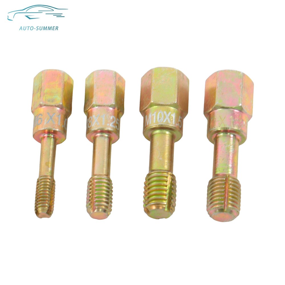 15 Piece Metric Thread Chaser Set Master Thread Rethreading Kit M6-M12 Universal