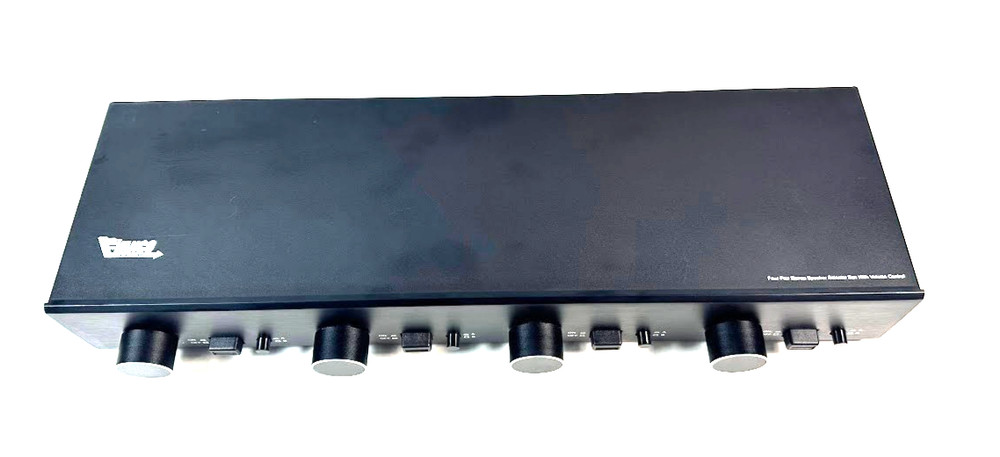 SS4V VANCO Four Pair Stereo Speaker Selector Box with Volume Control