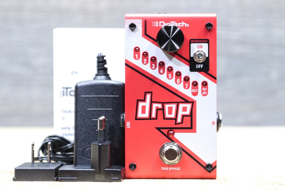 DigiTech Drop Compact Polyphonic Drop Tune Pitch Shifter Effect Pedal w/Box