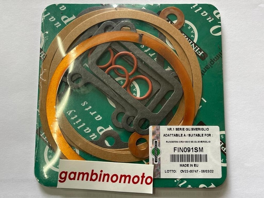 ENGINE GASKETS RUGGERINI CRD 100 KIT REFERRED ONLY 1 CYLINDER