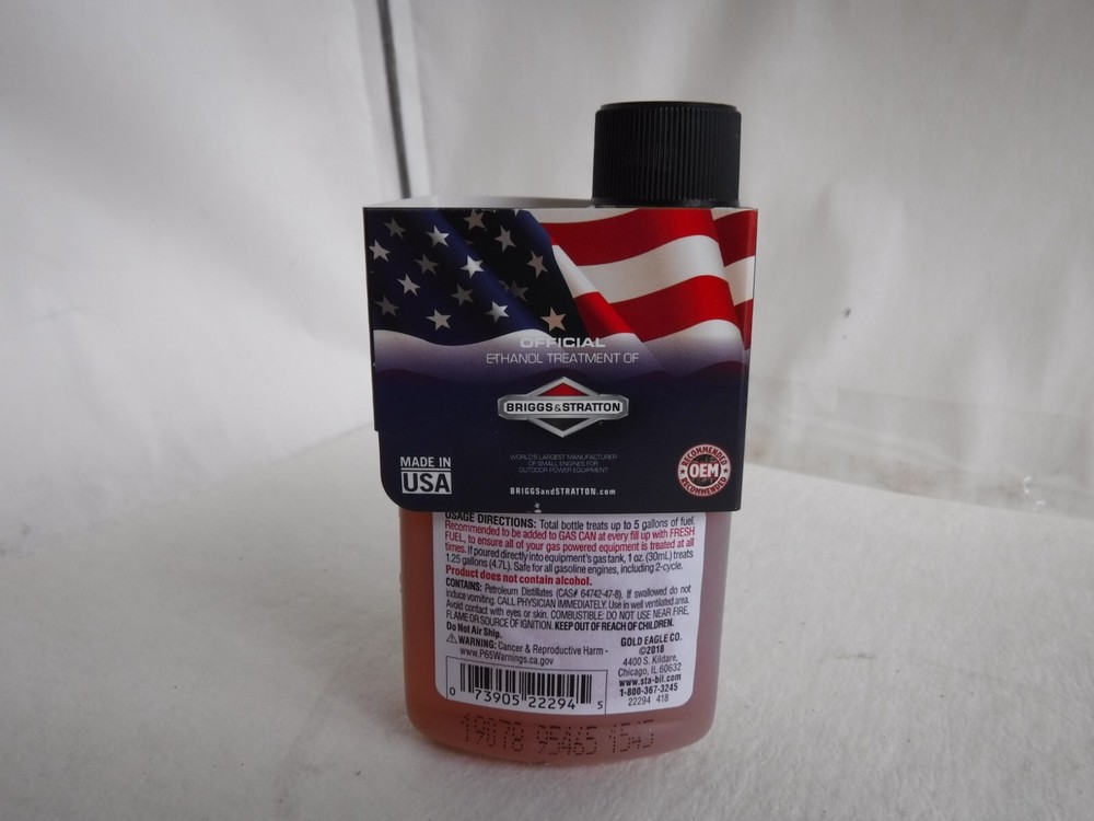 STA-BIL 360 Gas Fuel System Engine Treatment Stabilizer & Storage 4oz