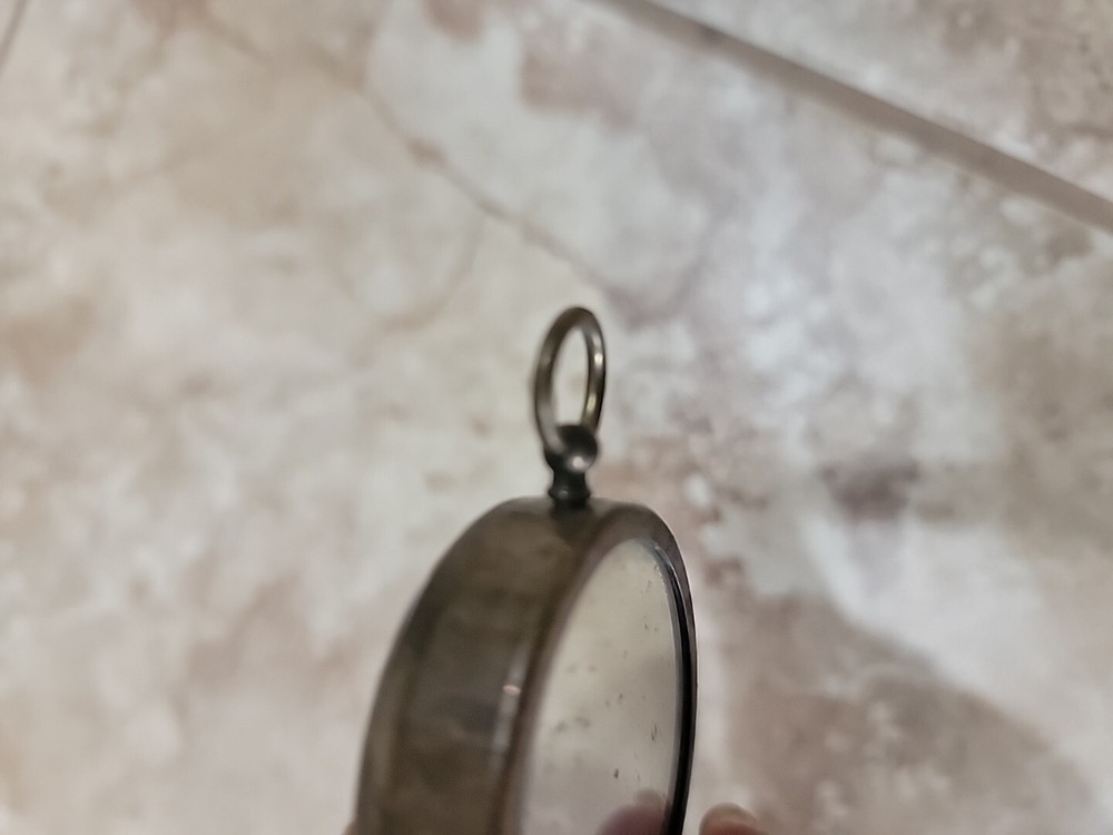 Vintage Mirror Back Compass, Germany