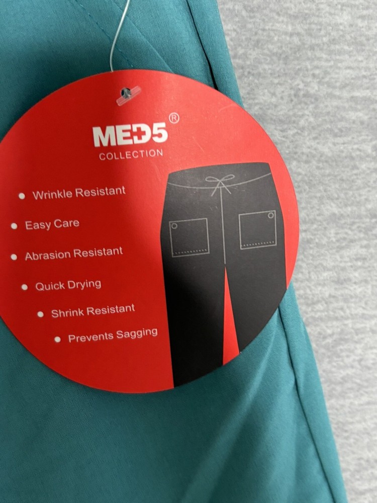 Med5 Collection Women's Scrub Pants Teal Size Medium NEW!