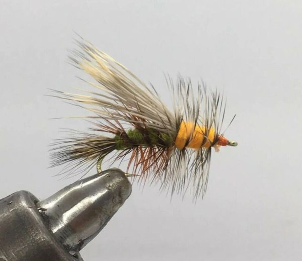 One Dozen (12) - Stimulator - Olive - Dry Fly