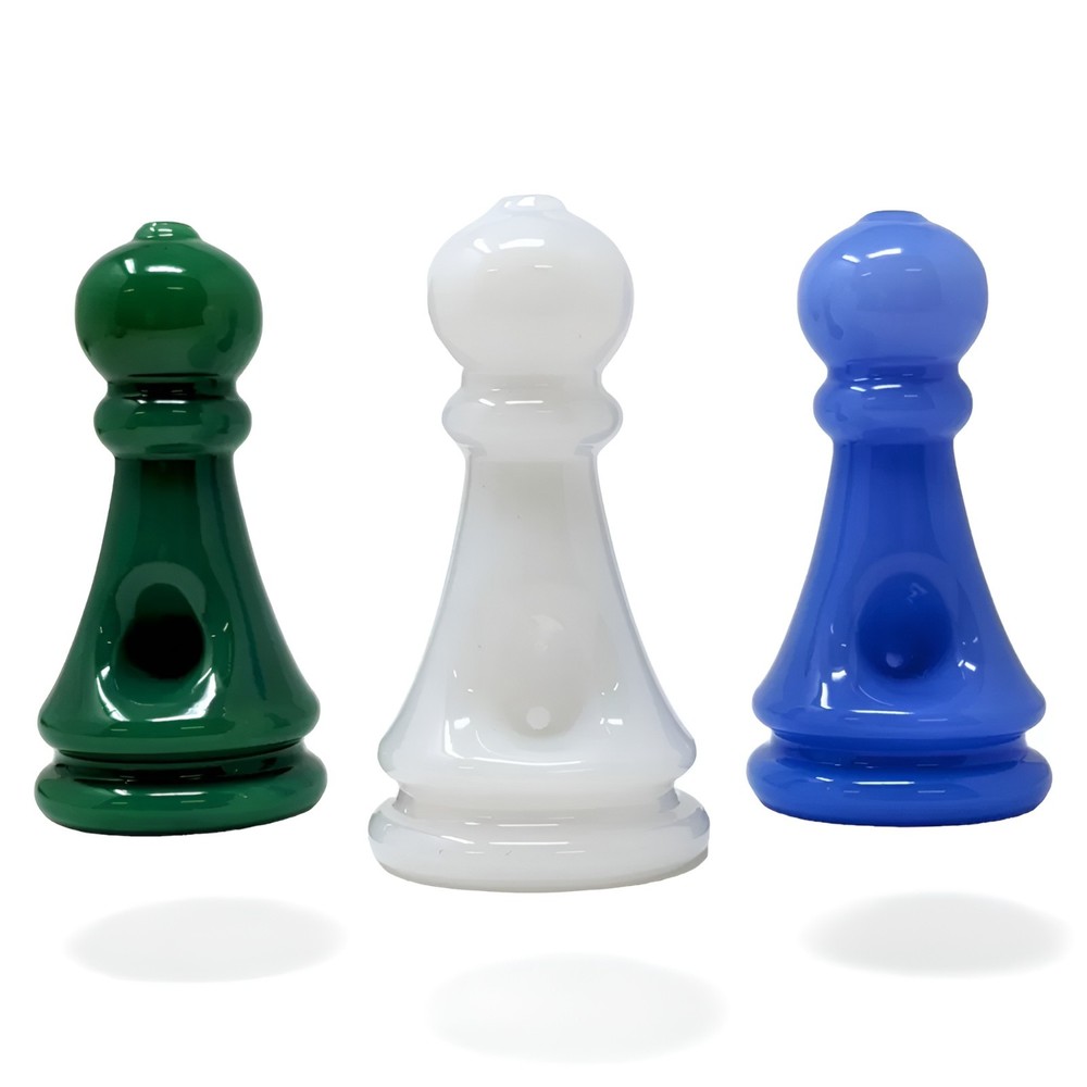 3.5 Inch Chess Pawn Hand Pipe – Assorted Colors