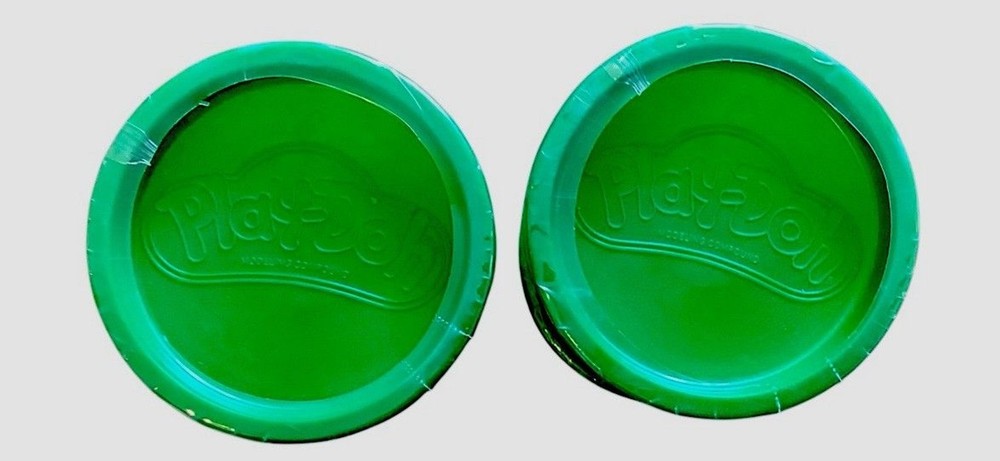 Play-Doh Green 4 Jars .3 Oz Each