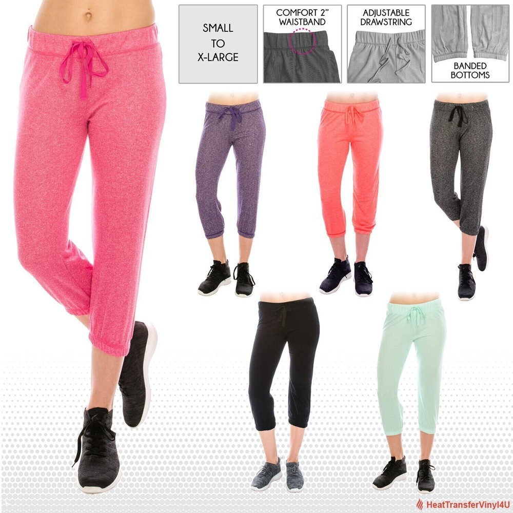 Women's Capri Jogger Pants *multiple size options