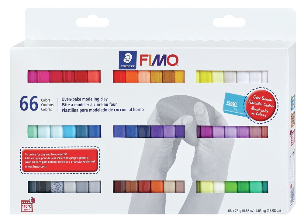 Fimo Professional Soft Polymer Clay 66/Pkg-Assorted