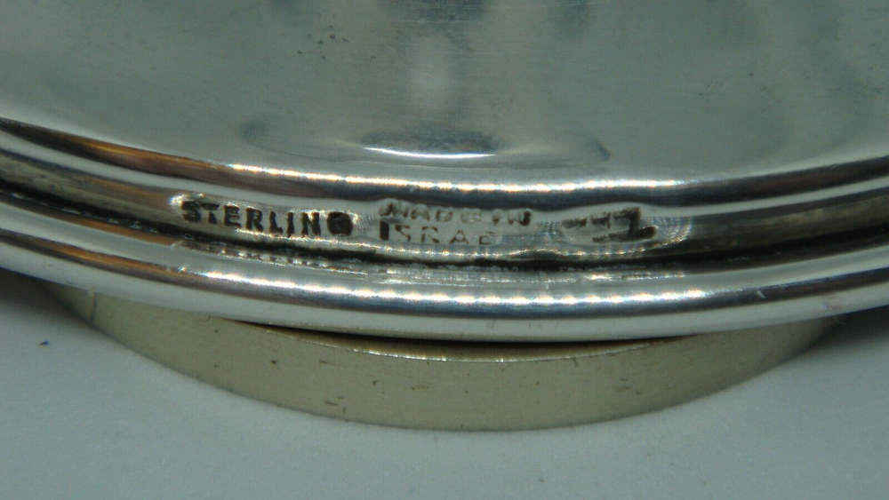STUNNING STERLING SILVER 7" CHALICE KIDDUSH CUP