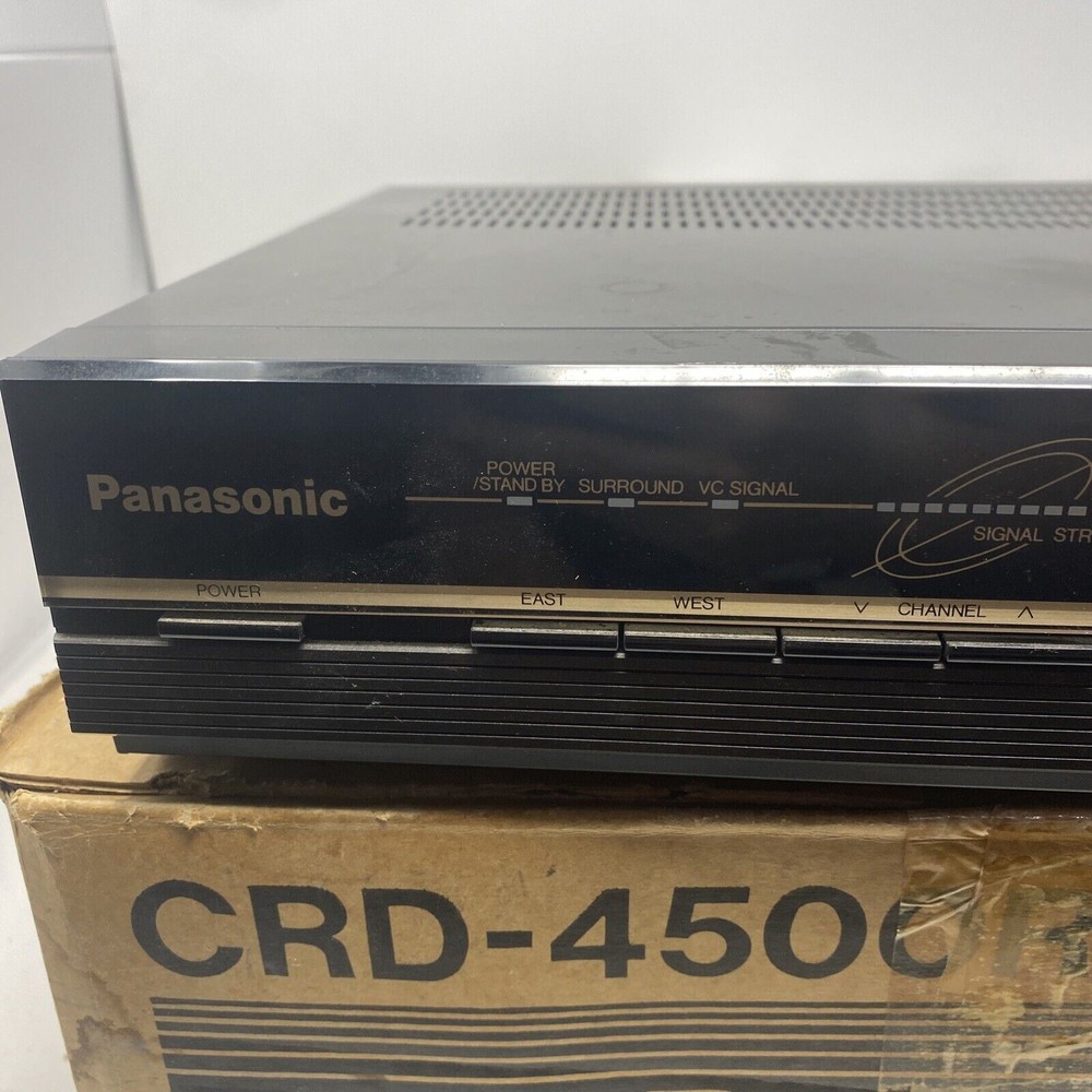 panasonic crd-4500r Integrated satellite receiver With Box Rare
