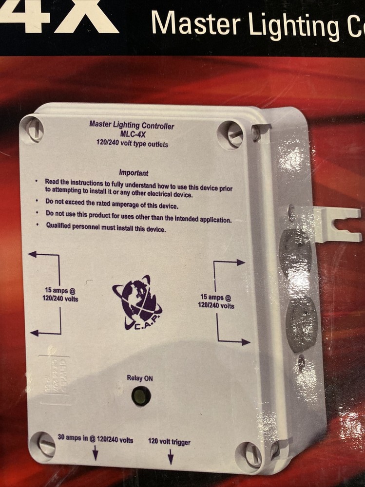 C.A.P MLC-4X Master Lighting Controller 120/240v Type Outlets