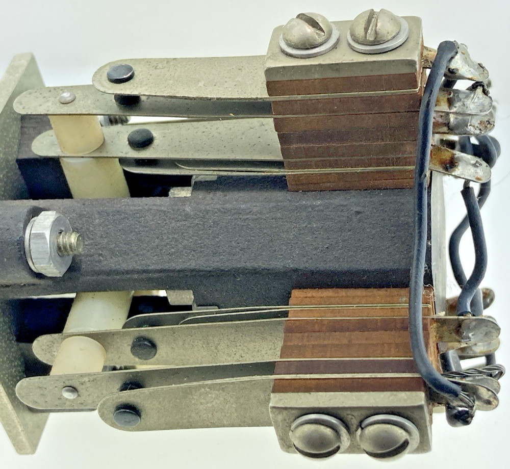 VINTAGE PANEL MOUNT 8 pole, 5 position ,non shorting, JOYSTICK LEVER SWITCH