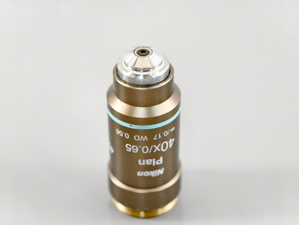 Nikon Plan 40x 0.65 CFI Infinity Microscope Objective Eclipse E & i Series