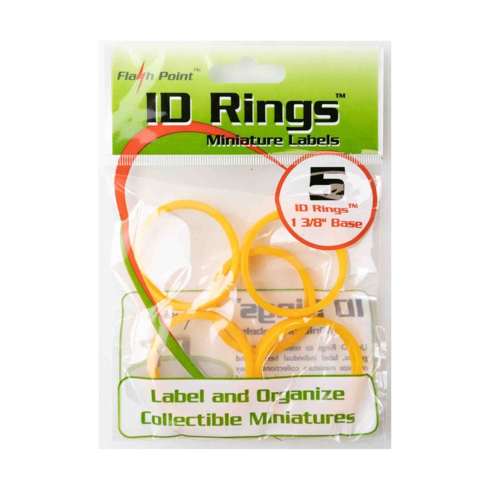 Flash Point ID Rings Aztec Gold (5) New