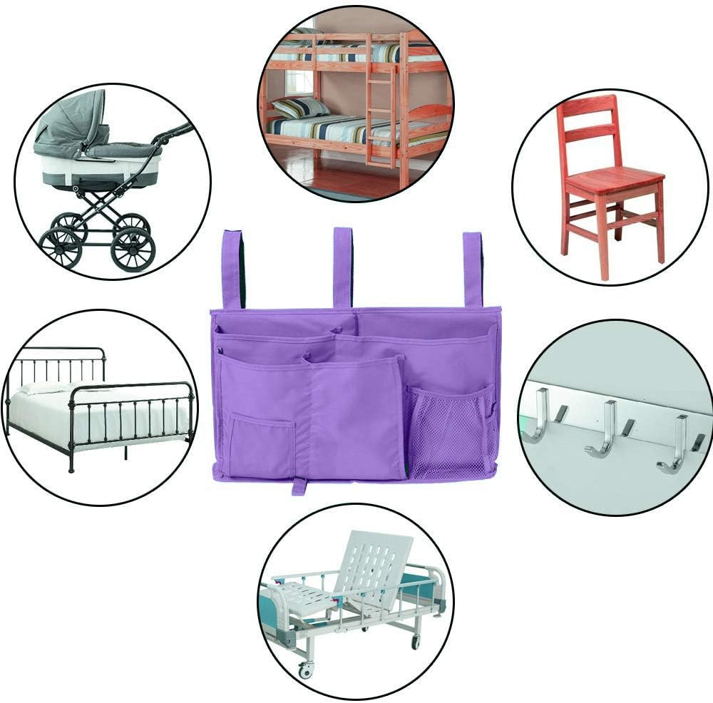 Bunk Bed Organizer - Bedside Storage Caddy with Pocket, Hanging Organizer for Ca